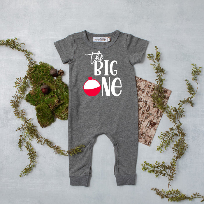 "The Big One" Bobber Slim Fit 1st Birthday Romper