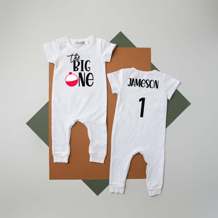 "The Big One" Bobber Slim Fit 1st Birthday Romper