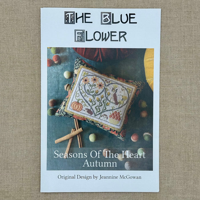 The Blue Flower - Seasons of the Heart: Autumn - Booklet Chart and/or Roxy Floss Conversion