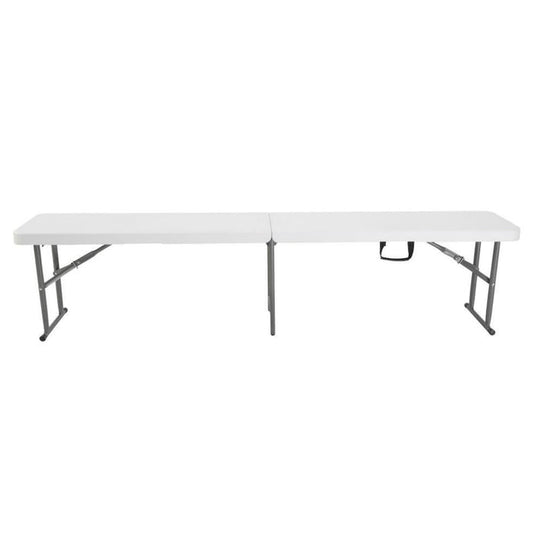 The Garden Collection Folding Bench - White