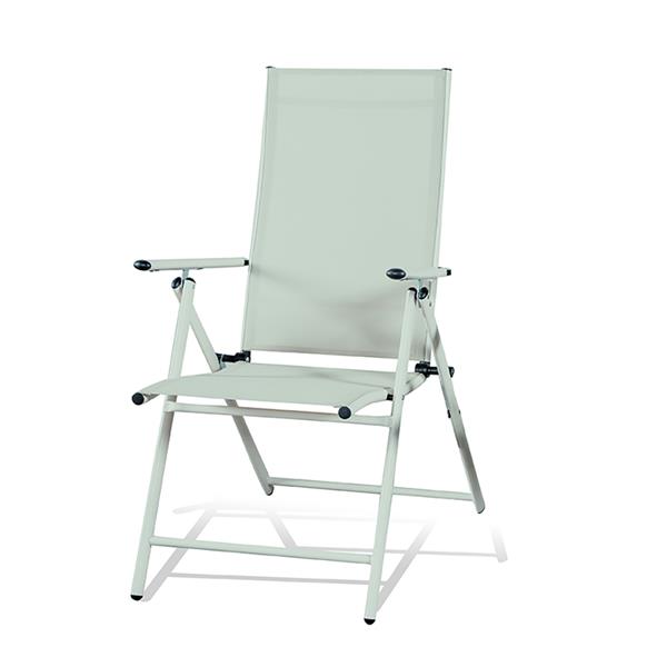 The Garden Collection Textilene Multi Position Chair - Light Green