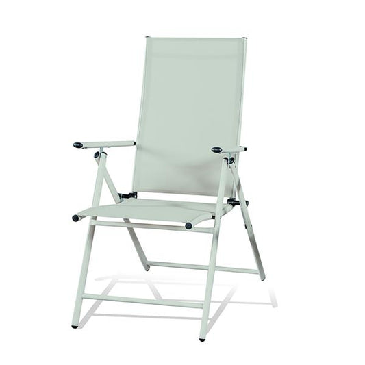 The Garden Collection Textilene Multi Position Chair - Light Green