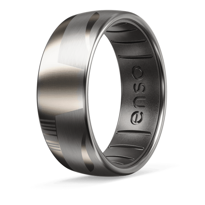 The Mandalorian Helmet Star Wars™ Metal Hybrid Ring - Titanium