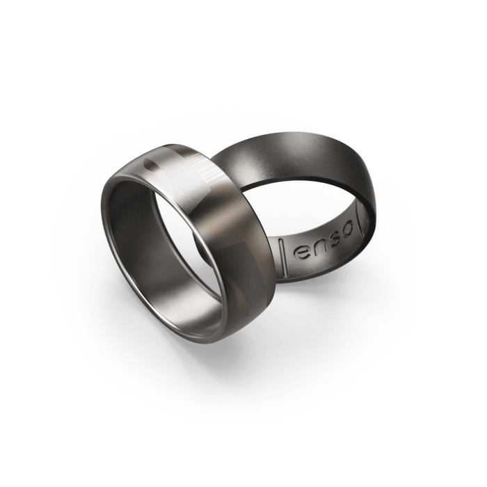 The Mandalorian Helmet Star Wars™ Metal Hybrid Ring - Titanium