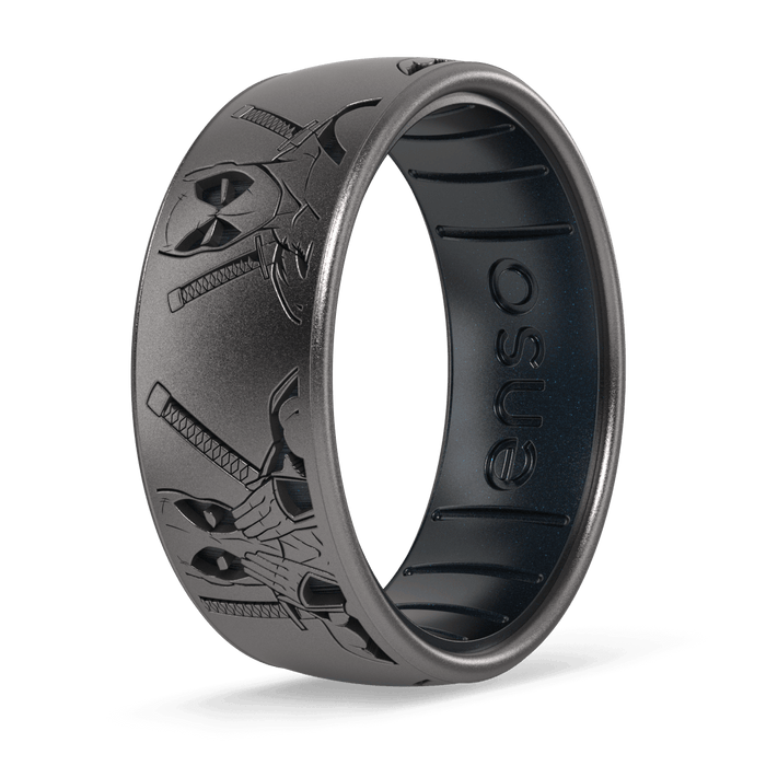 The Many Moods of Deadpool Marvel Ring - Platinum