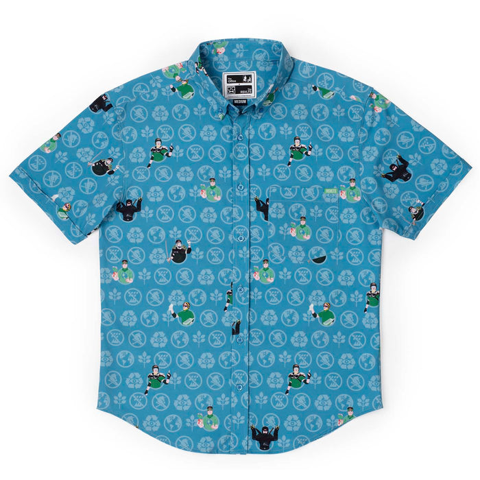 RSVLTS RSVLTS The Office "Recyclops" – Recycled KUNUFLEX Short Sleeve Shirt