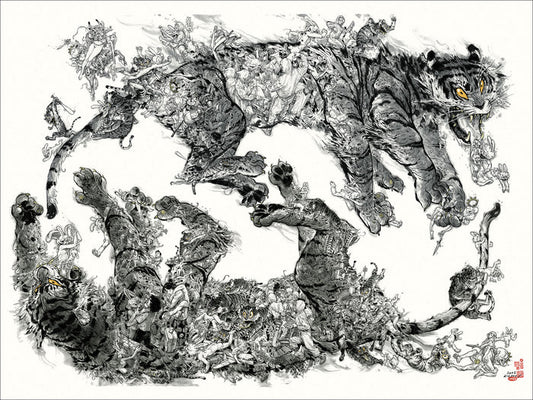 The Tiger's Hunt: An Approach Unveiled Poster