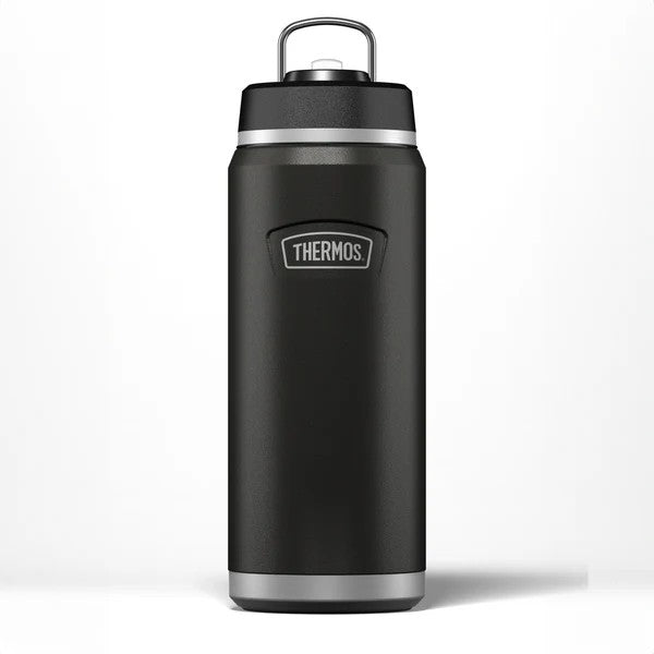 Thermos Icon Flip Lid Water Bottle - Granite Black | 1.2L