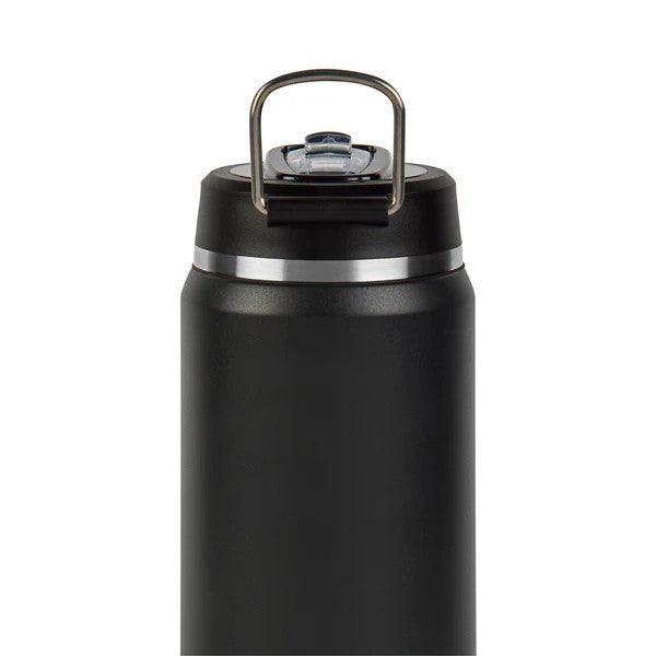 Thermos Icon Flip Lid Water Bottle - Granite Black | 1.2L