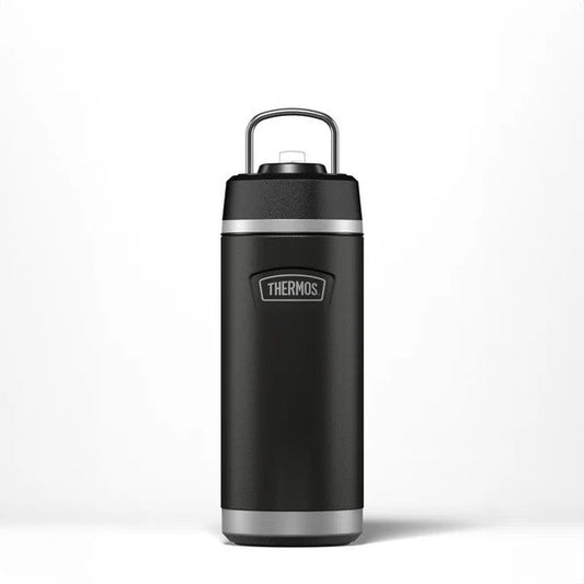 Thermos Icon Flip Lid Water Bottle - Granite Black | 530ml