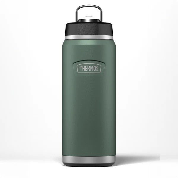 Thermos Icon Flip Lid Water Bottle - Rock Cap Green | 1.2L