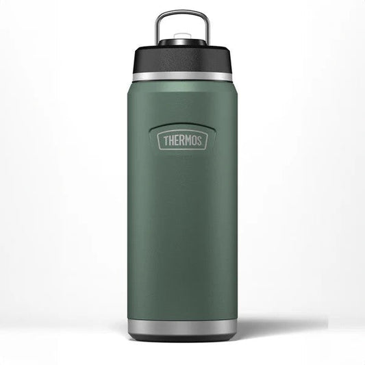 Thermos Icon Flip Lid Water Bottle - Rock Cap Green | 1.2L