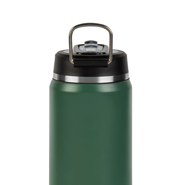 Thermos Icon Flip Lid Water Bottle - Rock Cap Green | 1.2L
