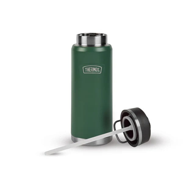 Thermos Icon Flip Lid Water Bottle - Rock Cap Green | 1.2L