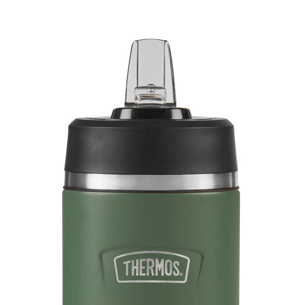 Thermos Icon Flip Lid Water Bottle - Rock Cap Green | 530ml