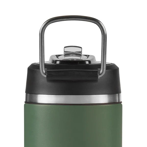 Thermos Icon Flip Lid Water Bottle - Rock Cap Green | 530ml