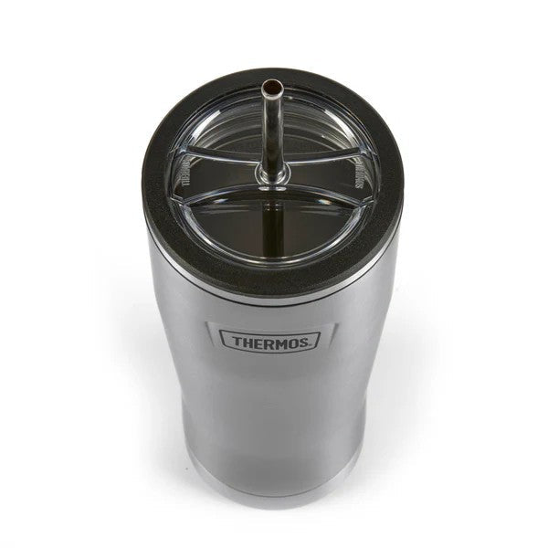 Thermos Icon Straw Cup Water Bottle - Stainless Steel | 710ml