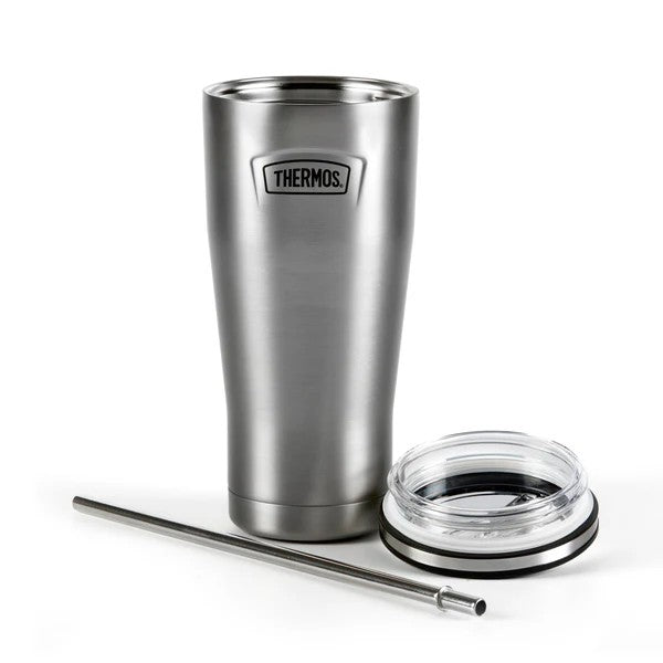 Thermos Icon Straw Cup Water Bottle - Stainless Steel | 710ml