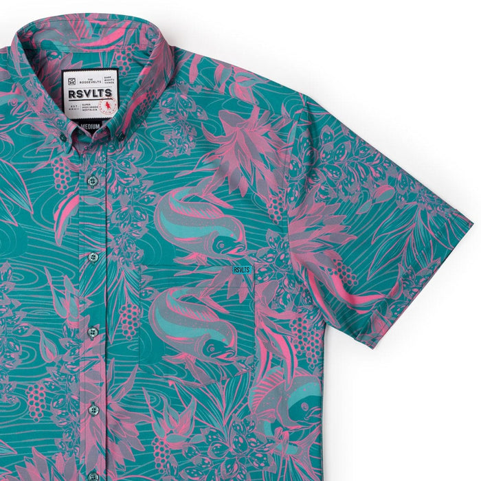 RSVLTS RSVLTS Fish "Well, Yeah It's a Trophy Fish" _ KUNUFLEX Short Sleeve Shirt