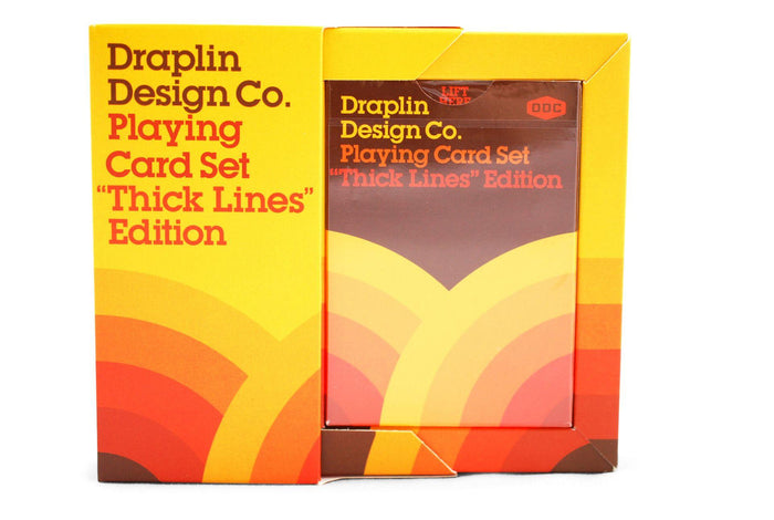 Thick Lines Playing Cards by Deckstarter®