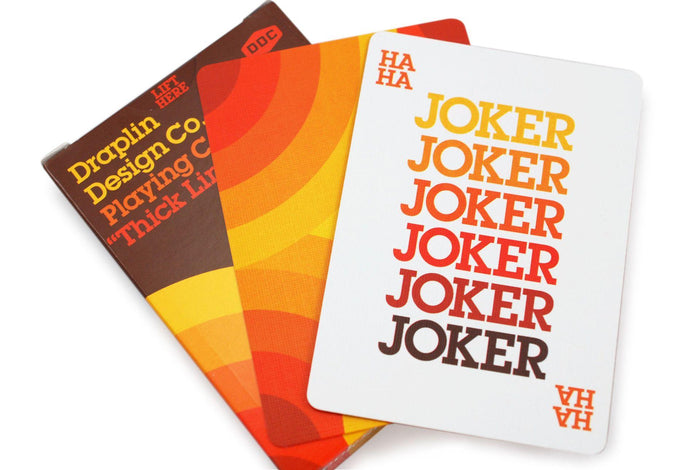 Thick Lines Playing Cards by Deckstarter®