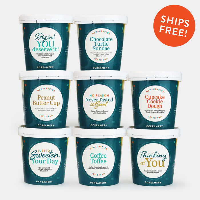 Thinking of you 8 pint Ice Cream gift