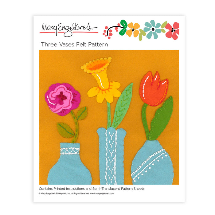 Three Vases Felt Kit