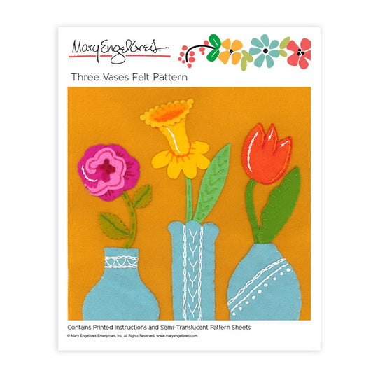 Three Vases Felt Kit