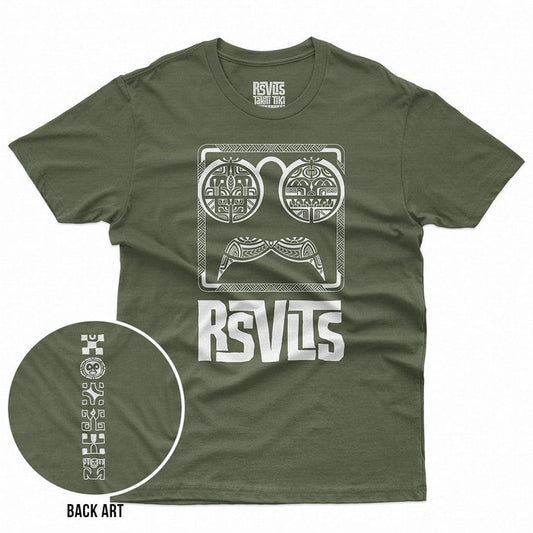 RSVLTS RSVLTS Crewneck T-shirt Tiki Teddy – Crewneck Tee Tiki Teddy – Crewneck Tee