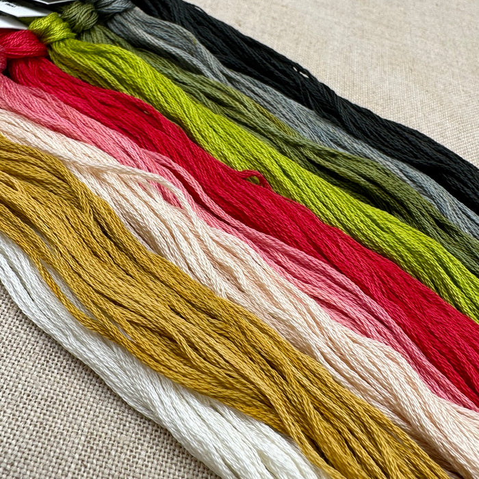 Tiny Modernist - A Stitcher's Heart - Chart and/or Roxy Floss Pack