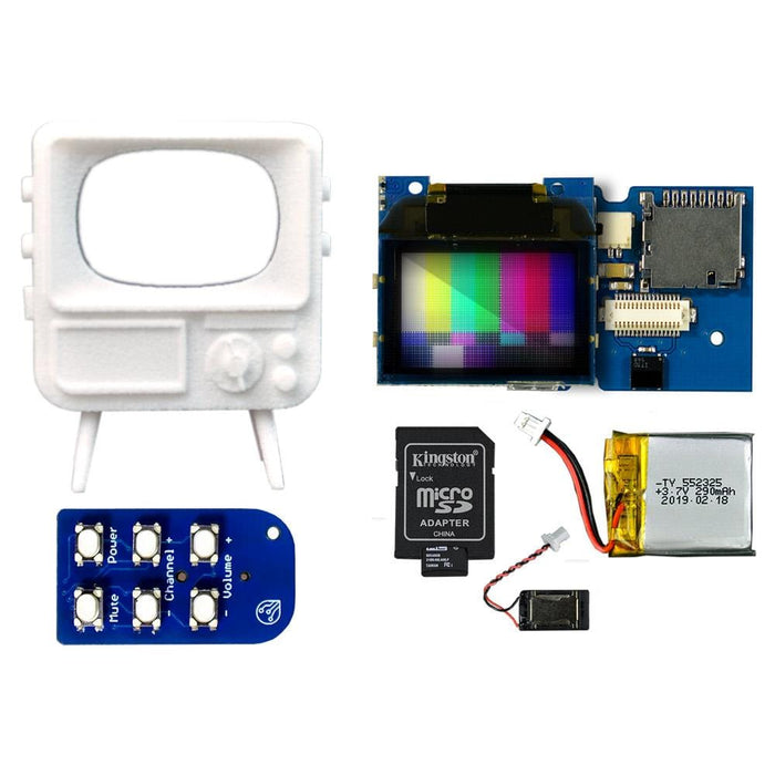 TinyTV DIY Kit [Discontinued] by Tiny Circuits - The Pi Hut