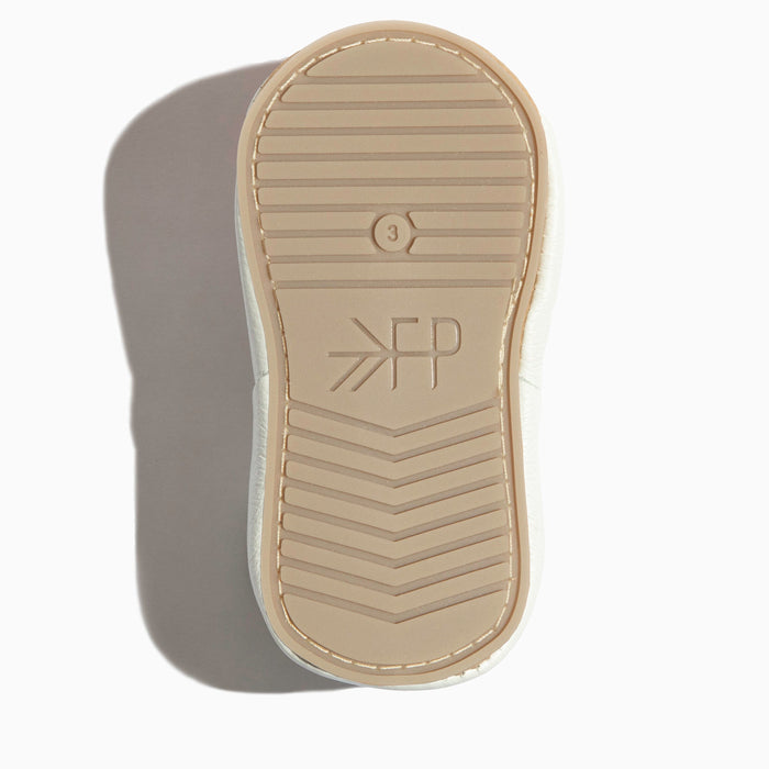 Toasted Bright White T-Bar Baby Shoe T-Bar Soft Sole