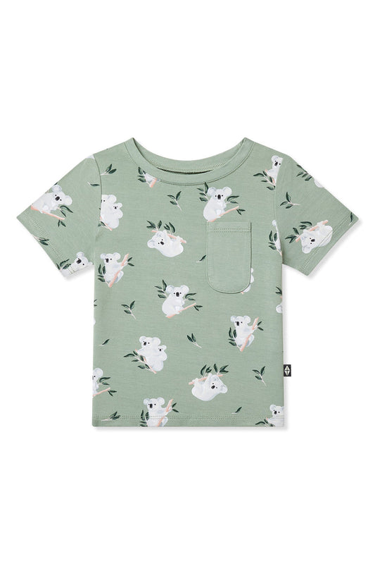 Product photo of the Toddler Crew Neck Tee in Koala