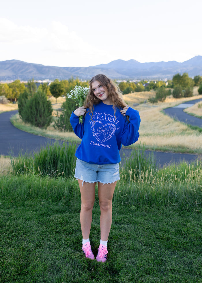 tortured readers department crewneck