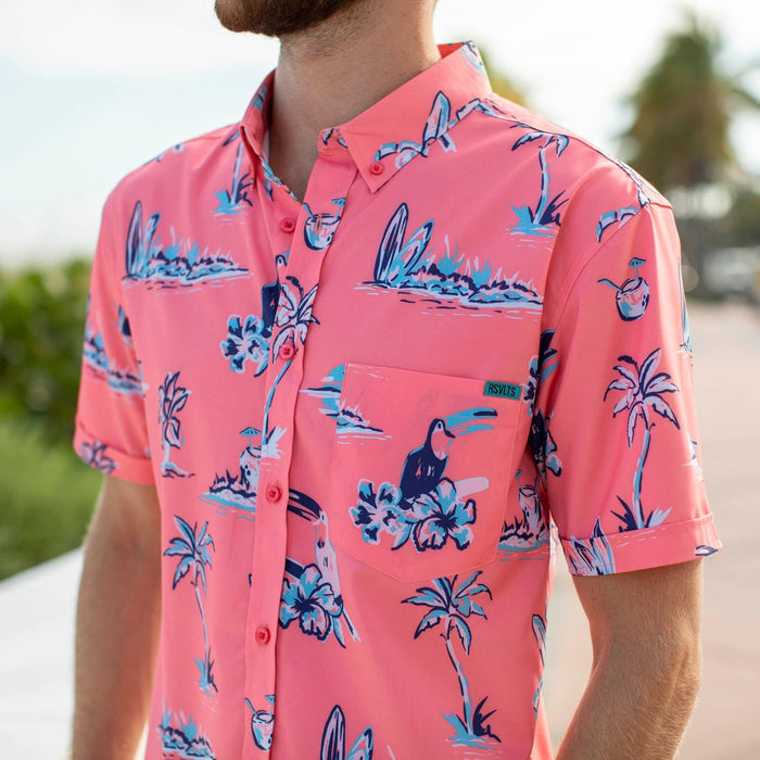 RSVLTS RSVLTS Short Sleeve Shirt Toucans Are Better Than One – KUNUFLEX Short Sleeve Shirt