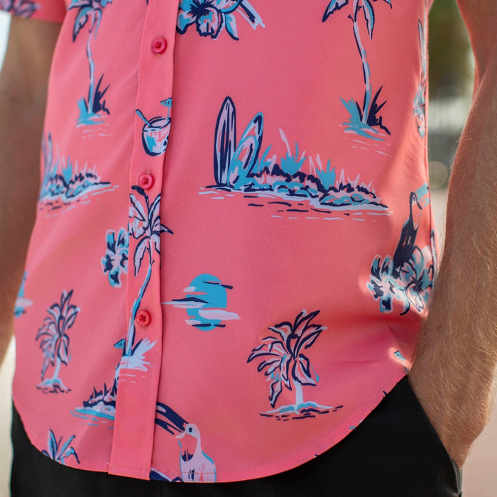 RSVLTS RSVLTS Short Sleeve Shirt Toucans Are Better Than One – KUNUFLEX Short Sleeve Shirt