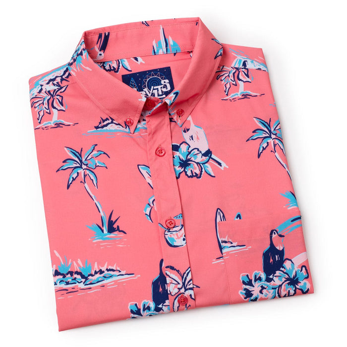 RSVLTS RSVLTS Short Sleeve Shirt Toucans Are Better Than One – KUNUFLEX Short Sleeve Shirt