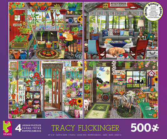 Tracy Flickinger - Multipack - 4 in 1 Puzzles