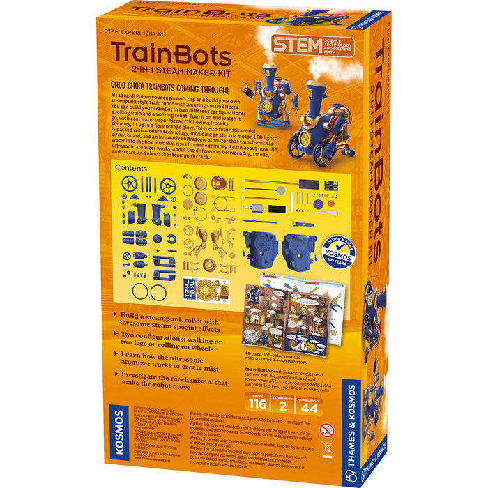 TrainBots: 2-in-1 STEAM Maker Kit STEM Thames & Kosmos