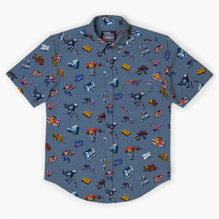 RSVLTS RSVLTS® Transformers "(Sound wave)" _ KUNUFLEX Short Sleeve Shirt Transformers "(Sound wave)" _ KUNUFLEX Short Sleeve Shirt