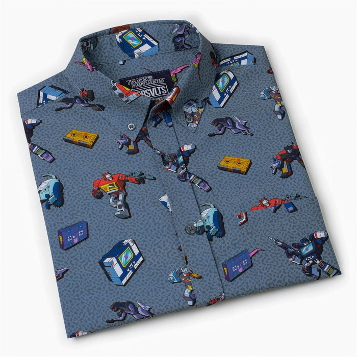 RSVLTS RSVLTS® Transformers "(Sound wave)" _ KUNUFLEX Short Sleeve Shirt Transformers "(Sound wave)" _ KUNUFLEX Short Sleeve Shirt