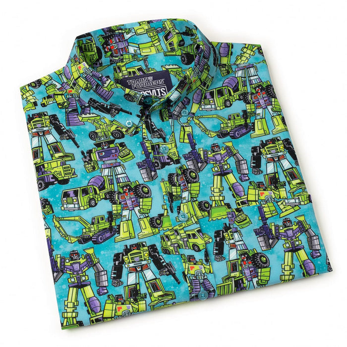 RSVLTS RSVLTS® Transformers "(constuctacon)" _ KUNUFLEX Short Sleeve Shirt Transformers "(constuctacon)" _ KUNUFLEX Short Sleeve Shirt