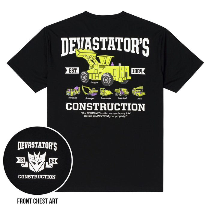 RSVLTS RSVLTS® Transformers "(Devastator Construction)" _ Crewneck Tee Transformers "(Devastator Construction)" _ Crewneck Tee