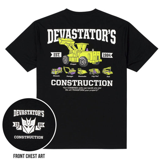 RSVLTS RSVLTS® Transformers "(Devastator Construction)" _ Crewneck Tee Transformers "(Devastator Construction)" _ Crewneck Tee