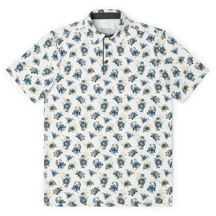 RSVLTS XS Transformers Short Sleeve Shirt Transformers "Dino Might" – All-Day Polo Transformers "Dino Might" – All-Day Polo