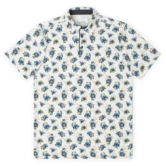 RSVLTS XS Transformers Short Sleeve Shirt Transformers "Dino Might" – All-Day Polo Transformers "Dino Might" – All-Day Polo