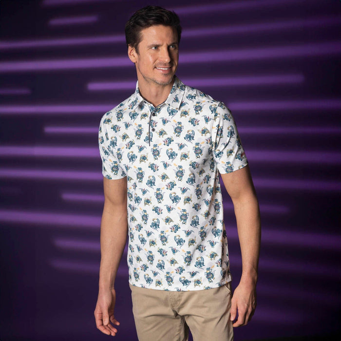 RSVLTS Transformers Short Sleeve Shirt Transformers "Dino Might" – All-Day Polo Transformers "Dino Might" – All-Day Polo