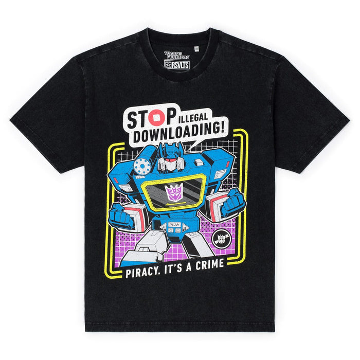 RSVLTS XS RSVLTS® Transformers "(No Piracy)" _ Crewneck Tee Transformers "(No Piracy)" _ Crewneck Tee