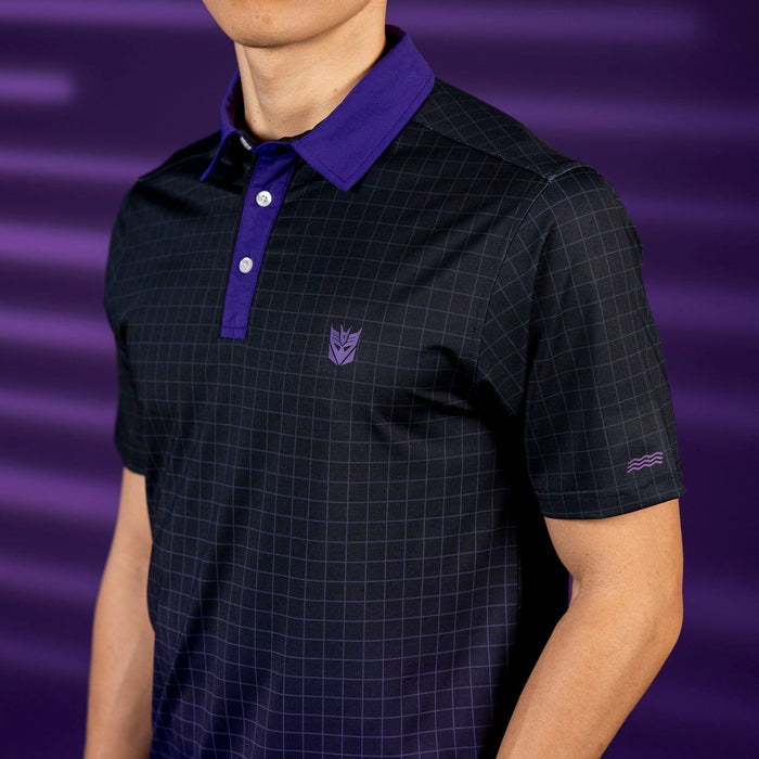 RSVLTS Transformers Short Sleeve Shirt Transformers "Team Decepticon" – All-Day Polo Transformers "Team Decepticon" – All-Day Polo