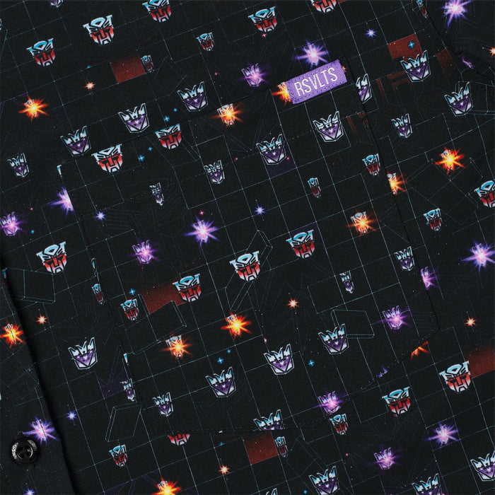 RSVLTS RSVLTS® Transformers "(logo)" _ KUNUFLEX Short Sleeve Shirt Transformers "(logo)" _ KUNUFLEX Short Sleeve Shirt